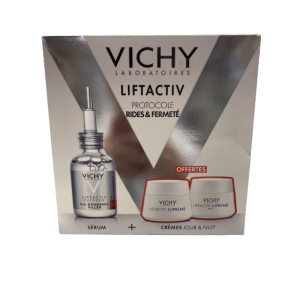 Vichy - Liftactiv protocole rides et fermeté sérum 30ml + crèmes jour et nuit 15ml