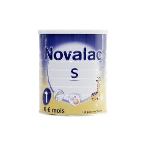 Novalac S 1er âge lait poudre bébé 0-6mois 800g