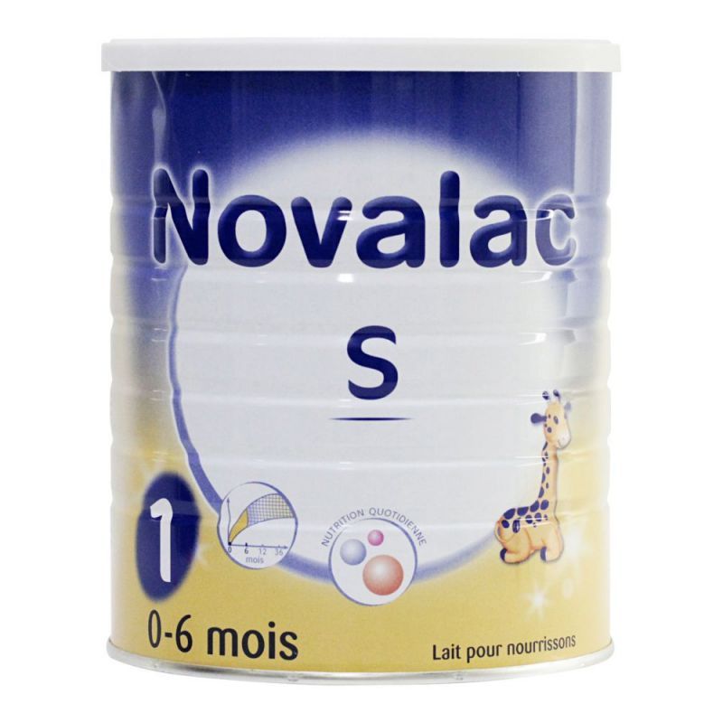 Novalac S 1er âge lait poudre bébé 0-6mois 800g
