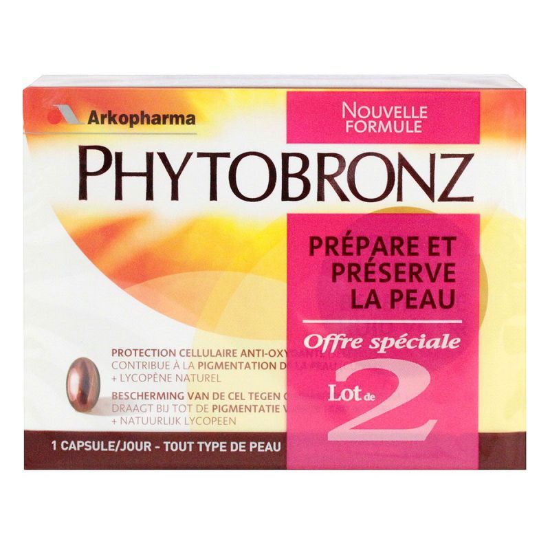 Phytobronz Solaire Caps 30 Lot de 2