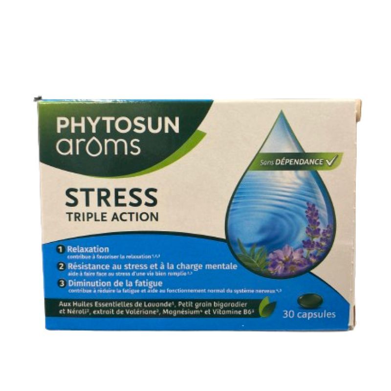 Phytosunaroms Stress Triple Action 30 Capsules