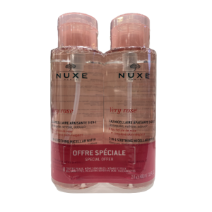 Nuxe Very Rose Eau Micellaire Apaisante 3en1 lot de  2x400mL