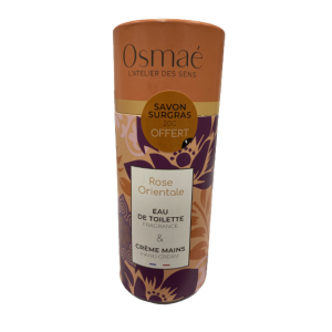 Osmaé - Rose Orientale Eau de Toilette 30ml + Crèle mains 30ml + savon surgars offert 20g