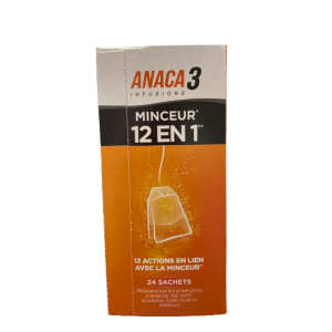 Anaca 3 Infusion Minceur 12 en 1 24 sachets