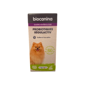 Biocanina Probiotiques Régulactiv petits chiens -10kg