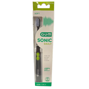 Brosse A Dents Gum Sonic Daily Electrique Souple