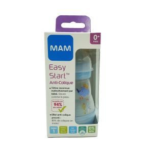 Biberon Mam Anti Colique Africa Bleu - 160ml