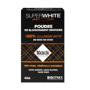 Poudre de blanchiment dentaire noix de coco 40g