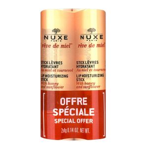Nuxe - Rêve de miel stick lèvres 2x4g