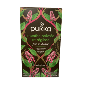 Pukka Infusion Menthe poivrée et réglisse 20 sachets