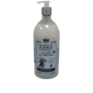 Gel douche surgras sans savon au lait de chèvre +1L