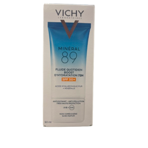 Vichy Mineral 89 Fluide Quotidien Boost d'Hydratation 72h SPF 50+ 50ml