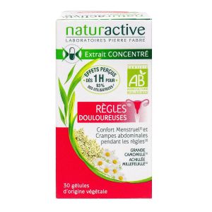 Règles douloureuses confort menstruel bio 30 gélules