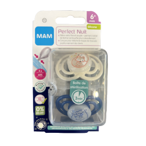 Sucette MAM Perfect Nuit Silicone 6+mois