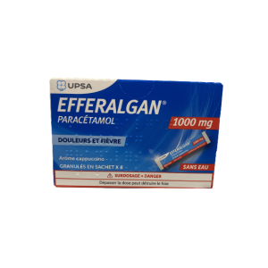 Efferalgan 1g Cappuccino, 8 Sachets