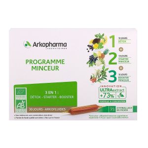 Arkofluide Programme Minceur Bio-30 ampoules