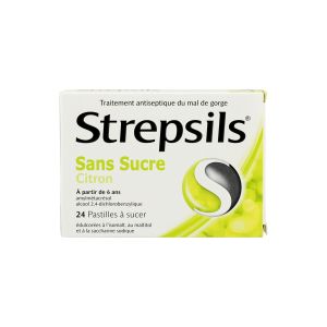 Strepsils Citron S/s 24 Pastilles