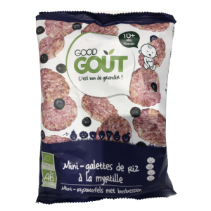 Mini-galettes de riz à la myrtille dès 10 mois +40g
