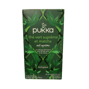 Pukka Infusion Thé vert suprême et matcha 20 sachets