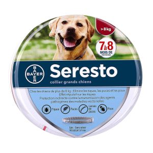 Collier Seresto anti-parasitaire Grand chien