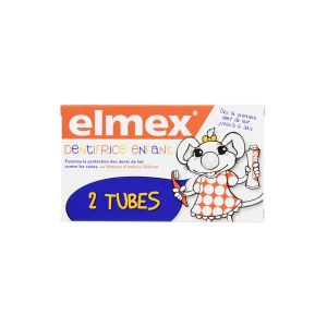 Elmex - Dentifrice enfant 0-6ans 50mL x2