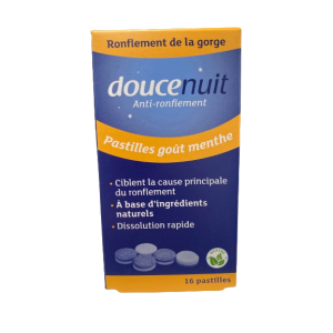 Douce Nuit Pastille anti-ronflement gout menthe