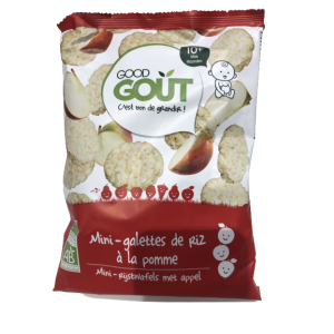 Mini-galette de riz à la pomme 40g - Dès 10 mois