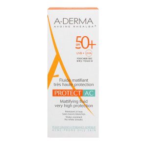 Protect fluide matifiant solaire AC SPF50+ 40mL