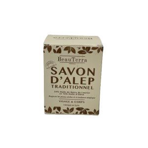 Savon d'Alep traditionnel visage et corps +190g