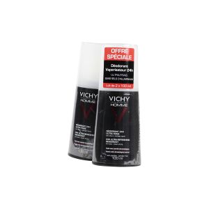 Vichy Homme - Déodorant spray 24h 2x100mL