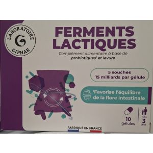 Ferments lactiques Giphar +10gel