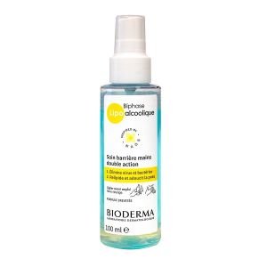 Biphase Lipo alcoolique soin barrière mains double action 100ml