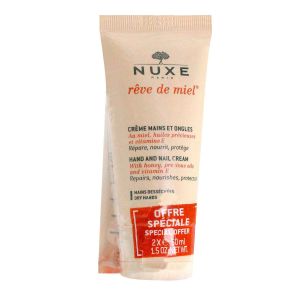 Nuxe Rêve de miel - Crème mains et ongles 2x50mL