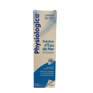 Physiologica Solution nasale d'eau de mer isotonique + 100mL