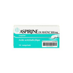 Aspirine du Rhône 500mg - 50 comprimés