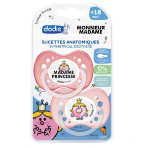 2 Sucettes Anatomiques +18mois [Mme Princesse]