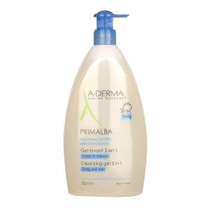 A-derma Primalba gel lavant bébé 2 en 1 750mL