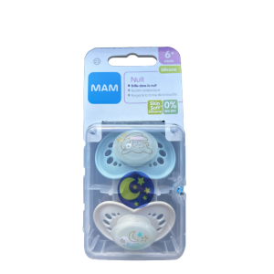 Sucette MAM Anat Nuit Silicone 6+mois