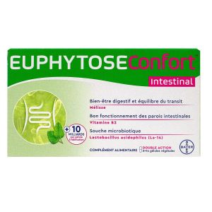 Euphytose confort intestinal 28 gélules végétales