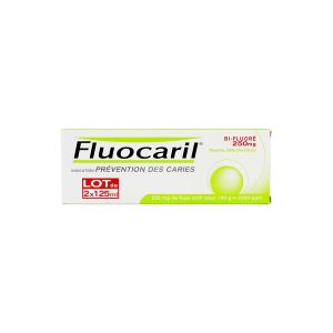 Fluocaril - Dentifrice bi-fluoré pâte menthe 2x125mL