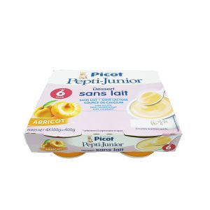 Pepti-junior mon 1er dessert sans lait abricot 4x100g