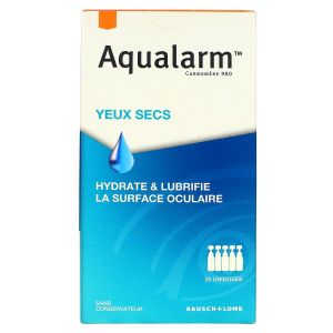 Aqualarm collyre yeux secs 20 unidoses