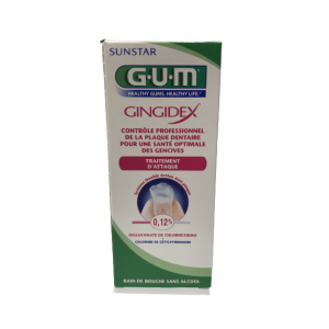 GUM Gingidex 0.12% - Bain de bouche Traitement d'attaque