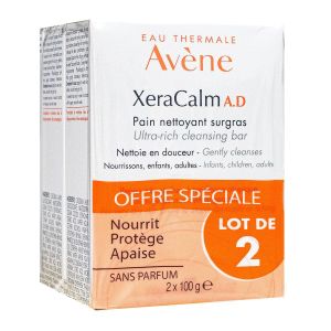 Xeracalm AD pain nettoyant 2x100g