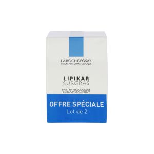 La Roche-Posay Lipikar pain surgras 150g X2