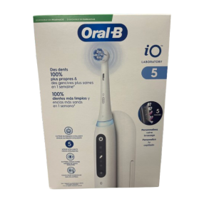 ORAL B iO Brosse à dents électrique série 5 Blanche