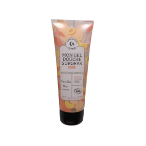 Giphar - mon gel douche surgras Pêche Bio 200ml