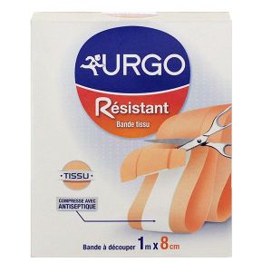 Urgo Bande antiseptique Résistante: 1mx8cm