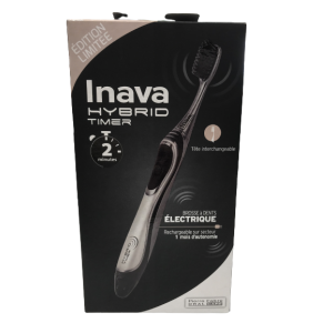 Brosse à dents électrique Inava hybrid timer - édition limitée NOIRE