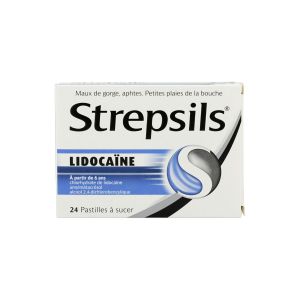 Strepsils Lidocaine -24 pastilles
